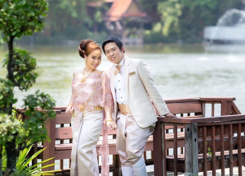 สวนสามพราน ริเวอร์ไซด์ sampran พรีเวดดิ้ง ถ่ายรูปแต่งงาน