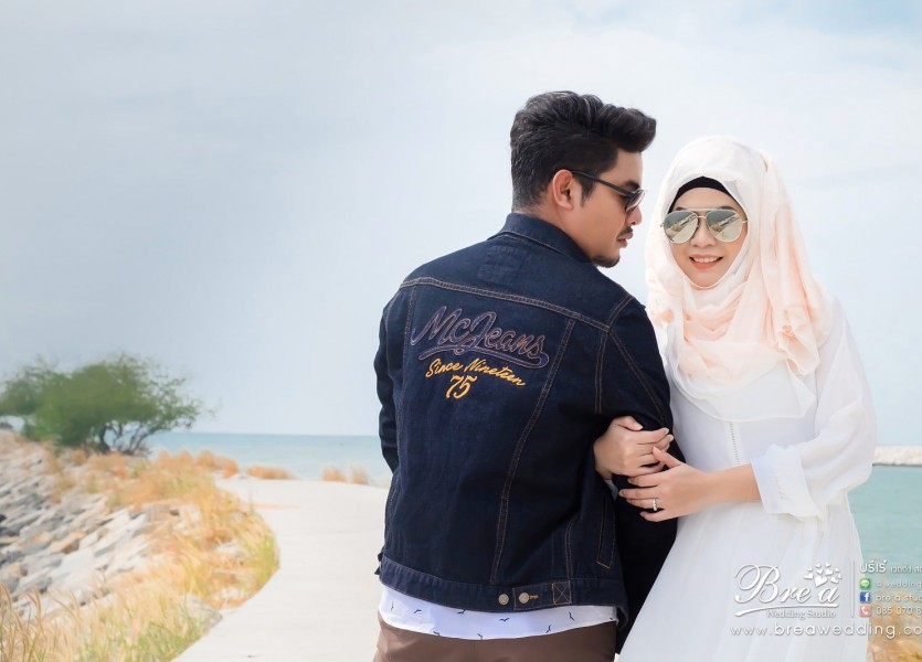 Iอ่างเก็บน้ำบางพระ,พรีเวดดิ้งมุสลิม,PreWeddingมุสลิม,ถ่ายรูปแต่งงานอิสลาม,ชลบุรี,ร้านเวดดิ้งอิสลาม,บางบัวทอง,ชุดแต่งงานอิสลาม